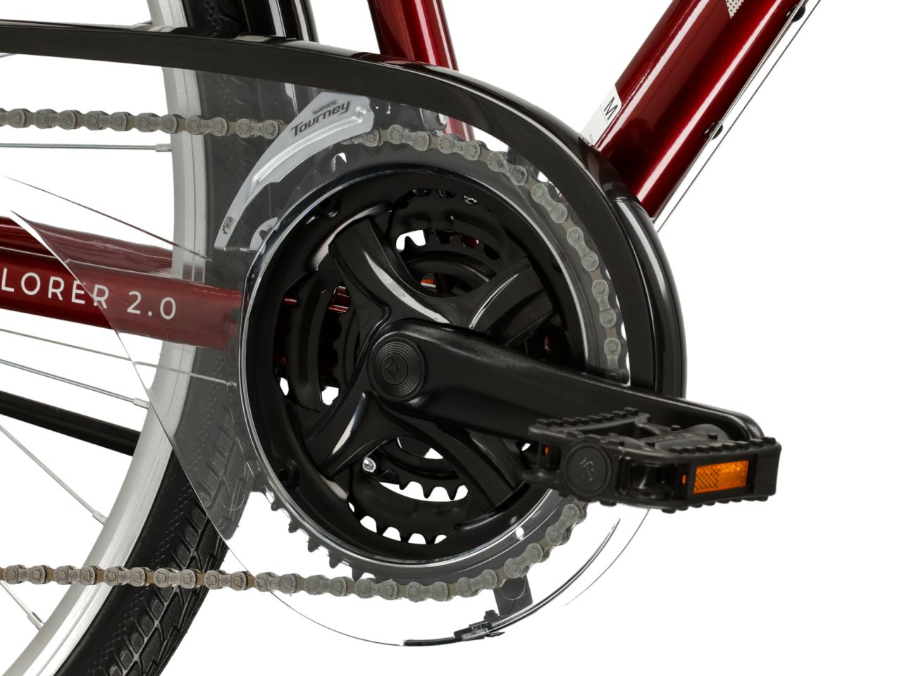 Kross Explorer 2.0 2025 Damski Czerwony - obrazek 10