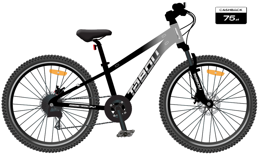 Tabou BadBoy 20 Szaro czarny